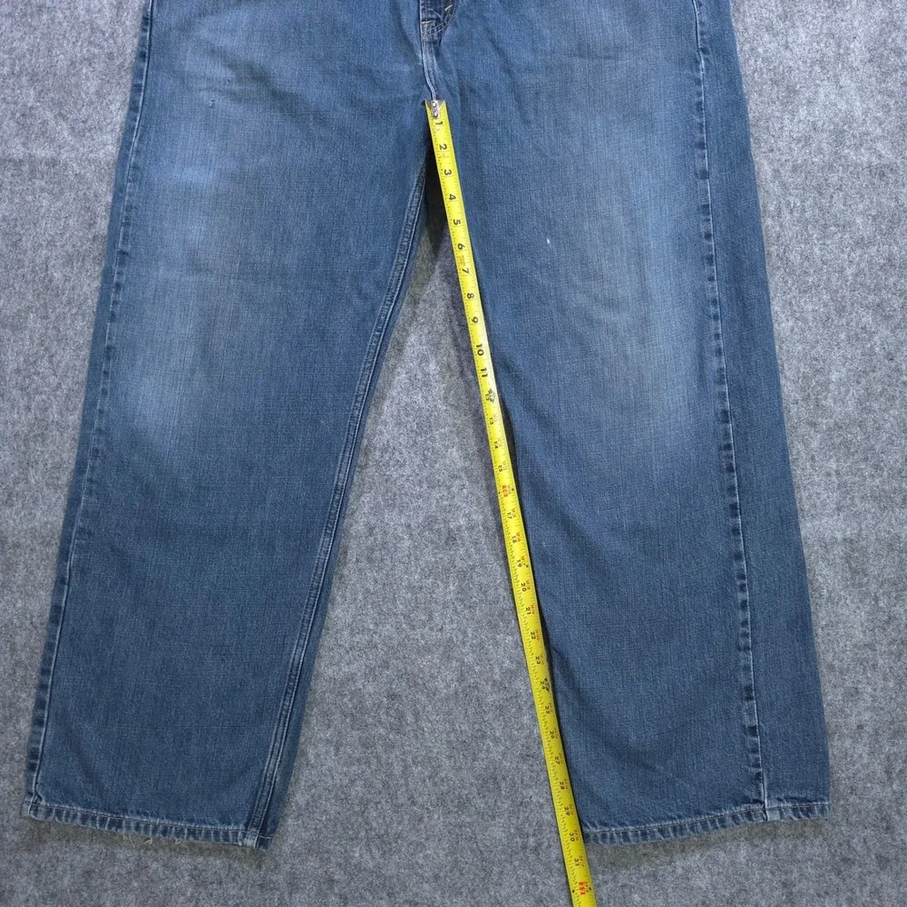 Levis 569‎ Loose Straight Blue Denim Jeans Mens W40 L32 Medium Wash 005690575